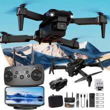 Opvouwbare drone met 1080p FPV-camera en hoogtebehoud.