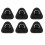12PCS D-Ring Patch for Inflatable Boat Kayak Dinghy , D-Ring PVC Patch Stand- Paddleboard Canoe Rafting Black 2