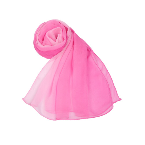 Chiffonschal, Hellrosa, 160 x 50 cm, weiches Polyester 1