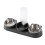 Pet Water Dish Double Bowl with Automatic Dispenser 1