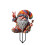 Nyckfull Hippie Gnome Staty Akryl 4-pack 5