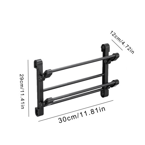 Étagère à chaussures murale pour salle de bain - Pliable, 1