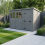 12x6 Pent Composite Shed Tanalised (Single Door, With Windows) 1