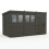 12x6 Pent Composite Shed Tanalised (Single Door, With Windows) 2