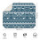Toalha de Cozinha Boho Floral 18x24 Polegadas em Microfibra 2