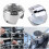 Motorcycle Handlebar Clock Aluminum Waterproof Quartz Watch 6