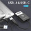 2X 10Gbps CFexpress Type B Card Reader Writer USB3.2 Gen2 USB-C Card Reader for Android Win XP/Vista/7/8/8.1/10/11 OS 8