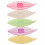 DIY tatting shuttles green knitting tools 5 pcs 5