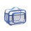 Sac à lunch isotherme réutilisable, bleu transparent et visible 2