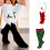 Christmas Compression Socks Wide Calf Knee Length 3 Pairs 2