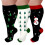 Christmas Compression Socks Wide Calf Knee Length 3 Pairs 5