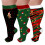 Christmas Compression Socks Wide Calf Knee Length 3 Pairs 7