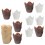 Tulip-shaped cupcake liners paper 200 pcs 6