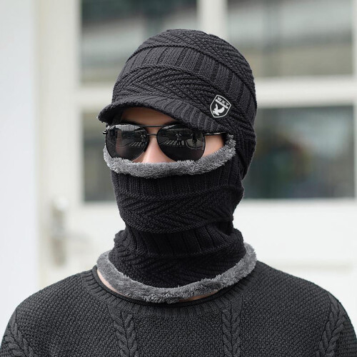 Women's Winter Hat and Scarf Set Soft Knit One Pack