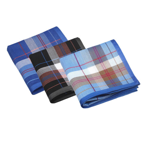 Cotton Men's Square Bandanas 3-Pack
