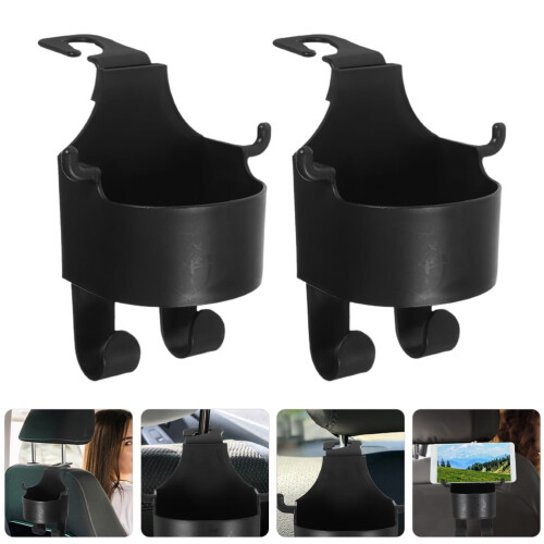 Car Headrest Cup Holder Set 4 Pieces 1