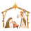 Christmas Nativity Scene Ground Stake with LED Lights 1