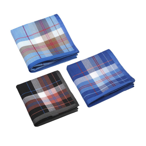 Cotton Men's Square Bandanas 3-Pack 2