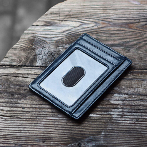 PUMIER slim minimalist leather wallet with RFID blocking - 2