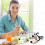 Cow-shaped glass water pitcher set with cup 553ml 4
