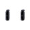 2X LED Power Digital Display  Wireless Headphones Retractable Collar Clip Single Headset Retractable with Wire 1