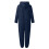 Bear Ear Plush-Lined Thickened One-Piece Pajama Set Navy 5