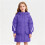 Children's Knee-Length Down Jacket Purple 120 6