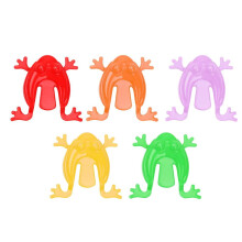 Jumping Plastic Frogs Party Favor Set 1-12 pcs