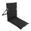 Chaise longue de plage portable pliante avec dossier 2