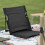 Chaise longue de plage portable pliante avec dossier 7