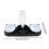 Pet Water Dish Double Bowl with Automatic Dispenser 3