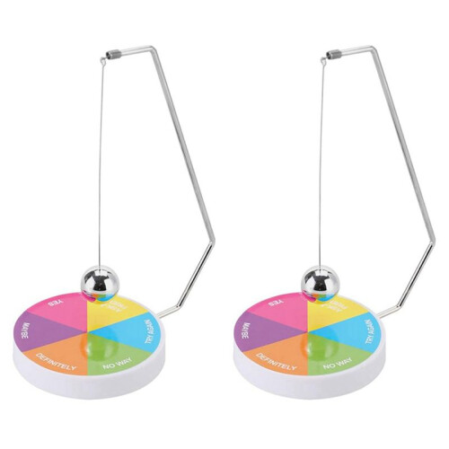 2X Decision Maker Pendulum Dynamic Desk Toy Gift Decoration Magnetic  Swinging Pendulum Game