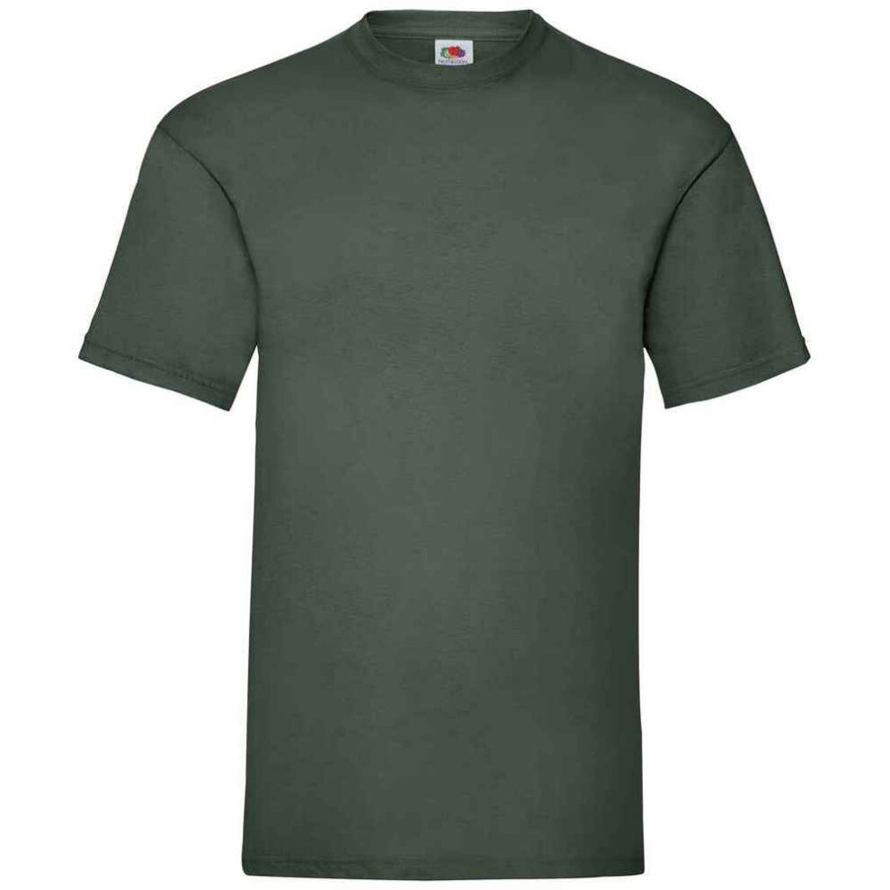 Fruit Of The Loom (S, Bottle Green) Mens Valueweight T-Shirt