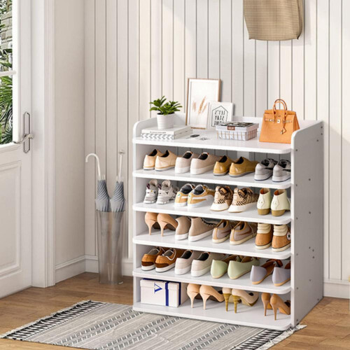 Living And Home (6-Tier, 82cm W) Modern Shoe Rack for Entryway 1