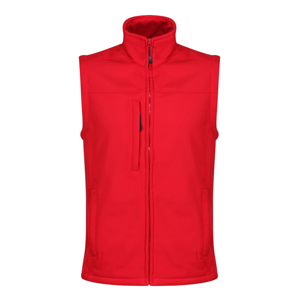 Regatta (Xxl, Classic Red/Seal Grey) Mens Flux Softshell Body Warmer