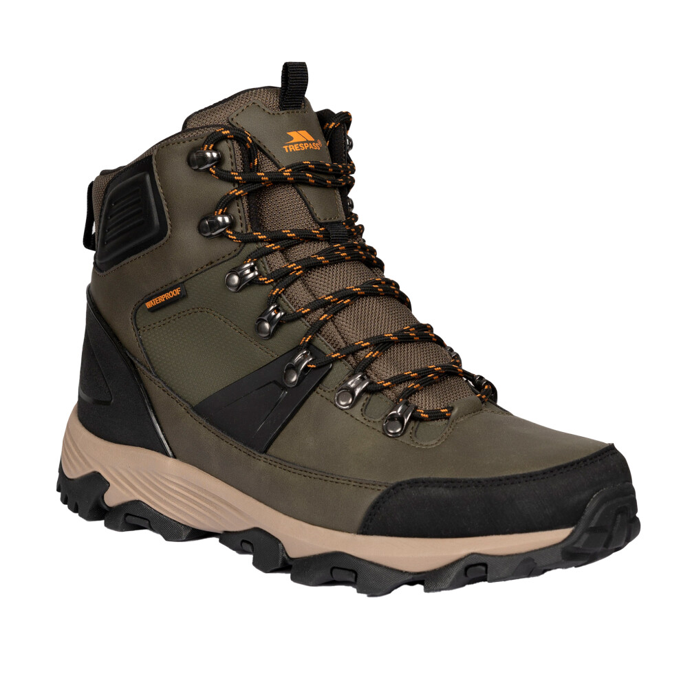 Trespass (11 Uk, Olive) Mens Conrad Waterproof Walking Boots