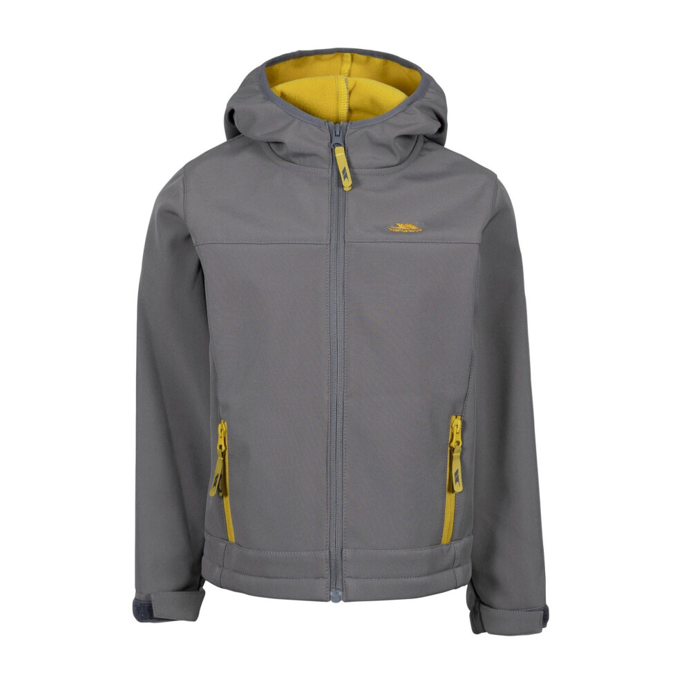 Trespass (2-3 Years, Storm Grey/Sulphur) Childrens/Kids Faster Soft Shell Jacket