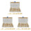 990 Pcs Brass Threaded Insert Nuts M2 M3 M4 M5 Female Thread Knurled Nut Inserts Embedment Nut for 3D Printing Part 1