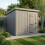 8x9 Pent Composite Shed Tanalised (Single Door, No Windows) 1
