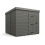 8x9 Pent Composite Shed Tanalised (Single Door, No Windows) 2