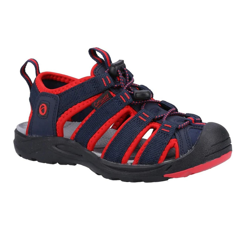 Cotswold (9 Uk Child, Navy/Red) Childrens/Kids Marshfield Recycled Sandals