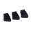 Drum Rubber Feet for Cymbal Stand Black 3 Pack 2