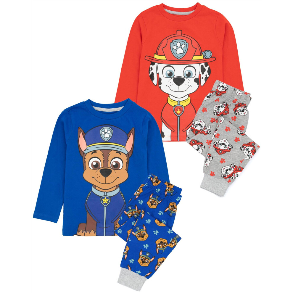 Photos - Other Textiles Paw Patrol   Long Sleeve Long Leg Pyjama Set (Boys Blue) (2-3 Years)