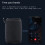 Caixa de som Bluetooth portátil com luz LED, à prova d'água e com som HiFi. 8
