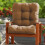 Polyester pluche tuinstoelkussens 19,68 inch 1