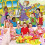Feestachtergrondbanner met magische schoolbus (1 stuk) 4
