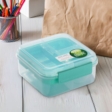 Boîte à lunch Bento étanche à double compartiment pour micro-ondes et congélateur