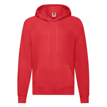 (S, Red) Fruit of the Loom Mens Lightweight Pullover Hoodie