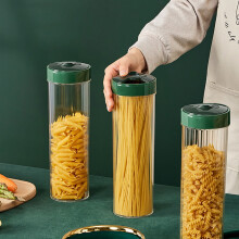 Lufttæt spaghettiopbevaringsglas, høj madbeholder, 1 stk.