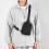 Τσάντα Crossbody Μαύρη μικρή τσάντα Sling για άνδρες και γυναίκες 4